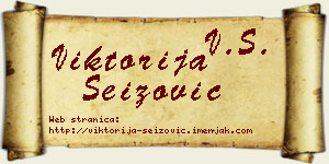 Viktorija Seizović vizit kartica